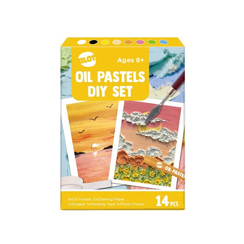 Ölpastelle, 14-teiliges Pastell-Kunstbedarf-Set
